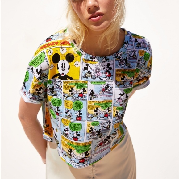 ZARA Mickey © Disney Crop Top - Picture 3 of 8